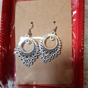 Elegant Silver Dangle Earrings